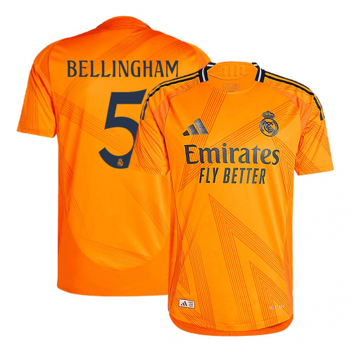 BELLINGHAM #5 Real Madrid Away Jersey Player Version 2024/25