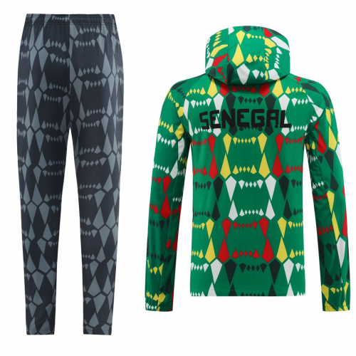 Senegal Hoodie Training Kit (Jacket+Pants) 2024/25