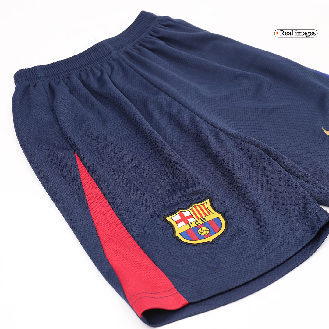 Kids Barcelona Home Full Kit(Jersey+Shorts+Socks) 2024/25