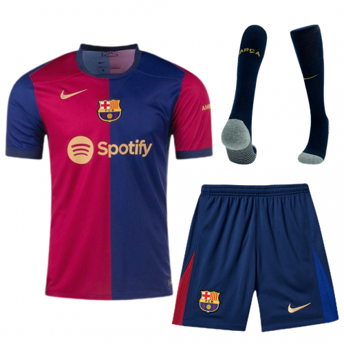 [Super Replica] Barcelona Home Full Jersey Kit 2024/25