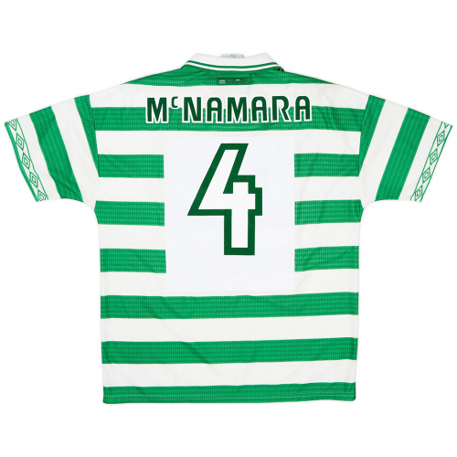 McNAMARA #4 Retro Celtic Home Jersey 1997/99