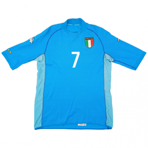 DEL PIERO #7 Retro Italy Home Jersey World Cup 2002