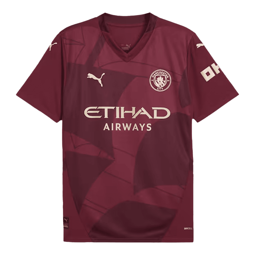 HAALAND #9 Manchester City Third Jersey 2024/25 - UCL Font