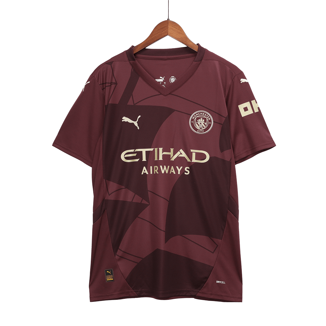 HAALAND #9 Manchester City Third Jersey 2024/25 - UCL Font