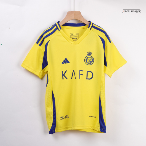 Kids Al Nassr Home Kit Jersey+Shorts 2024/25