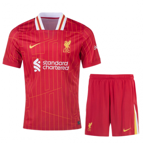 [Super Replica] Liverpool Home Kit Jersey+Shorts 2024/25