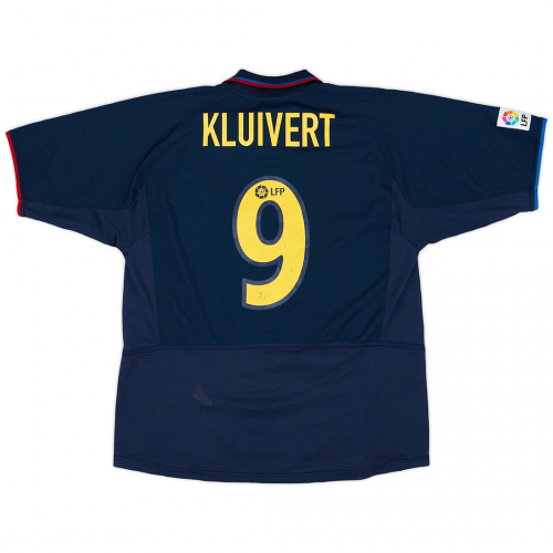 KLUIVERT #9 Retro Barcelona Third Jersey 2002/03