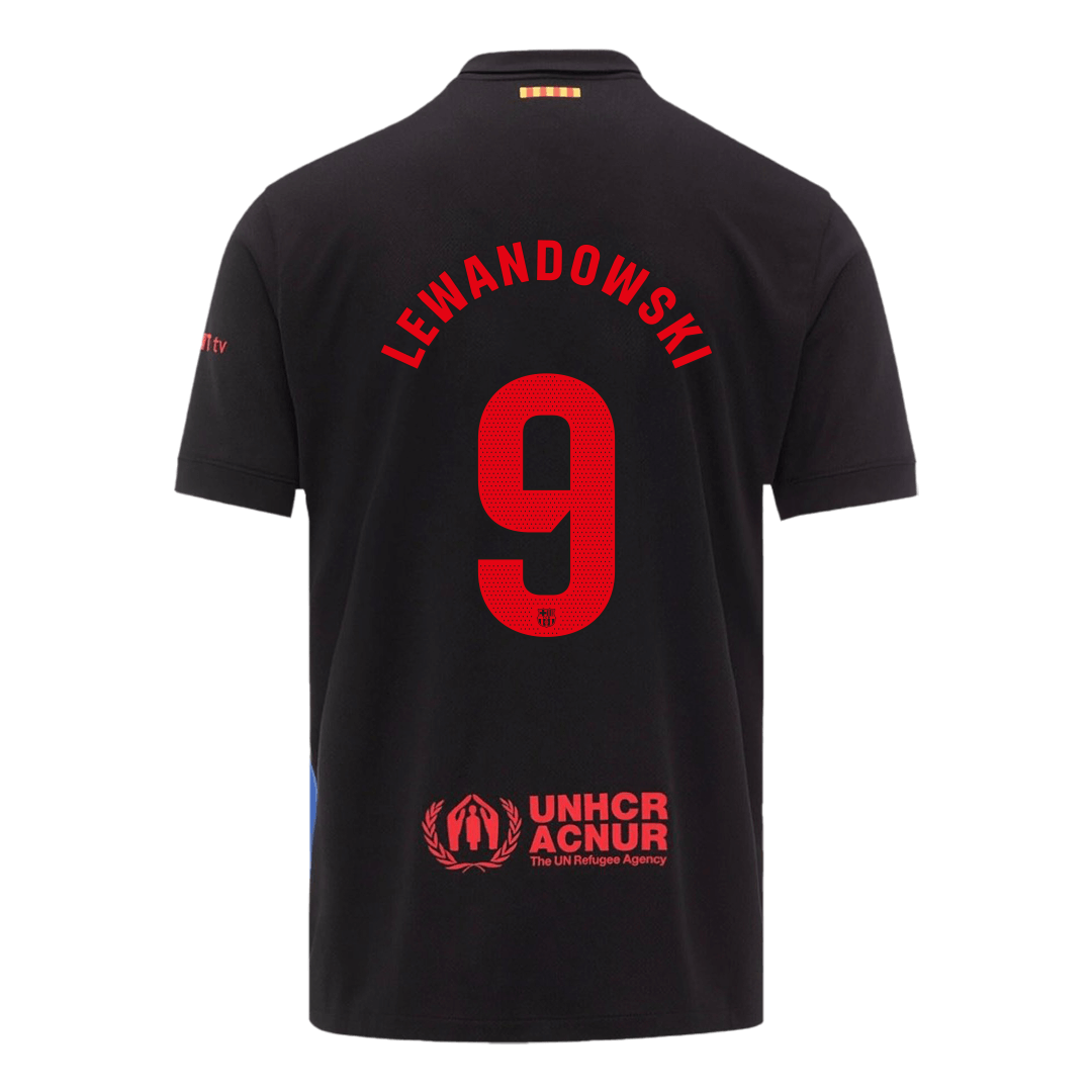 LEWANDOWSKI #9 Barcelona Away Spotify Logo Without Text Jersey 2024/25