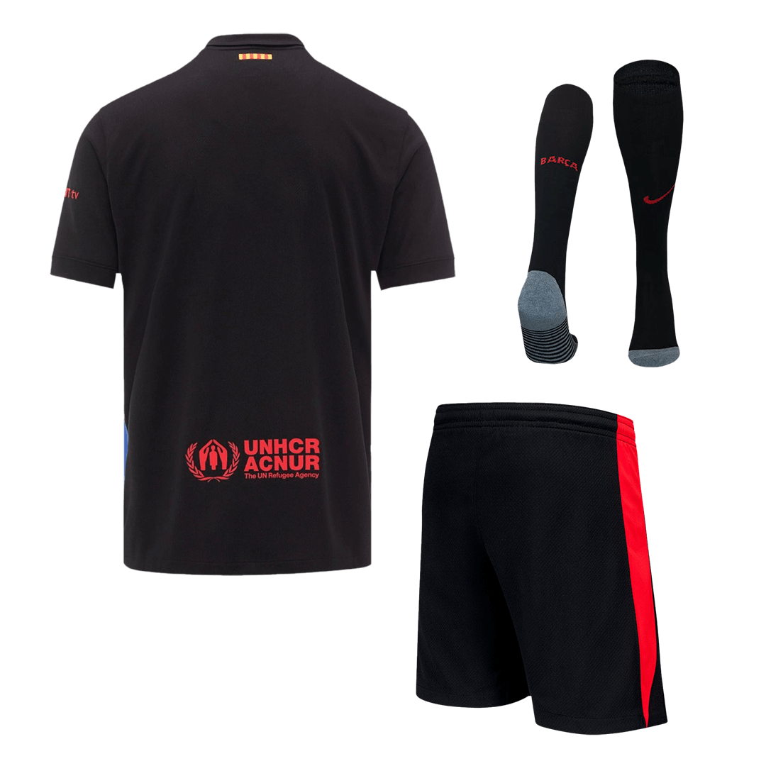 Barcelona Away Full Kit(Jersey+Shorts+Socks) 2024/25