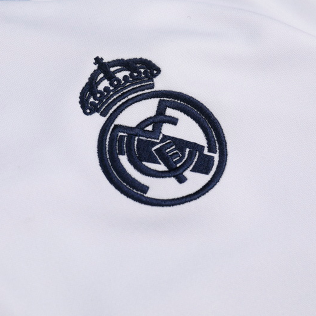 Kids Real Madrid Zipper Sweat Kit(Top+Pants) 2024/25