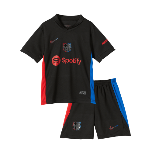 Kids Barcelona Away Kit Jersey+Shorts 2024/25