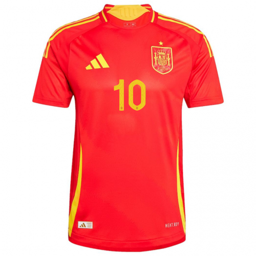 LAMINE YAMAL #10 Spain Home Jersey Player Version Euro 2024