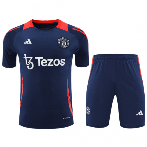 Manchester United Pre-Match Kit(Jersey+Shorts) 2024/25