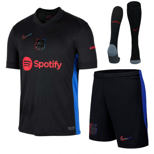 Barcelona Away Full Kit(Jersey+Shorts+Socks) 2024/25