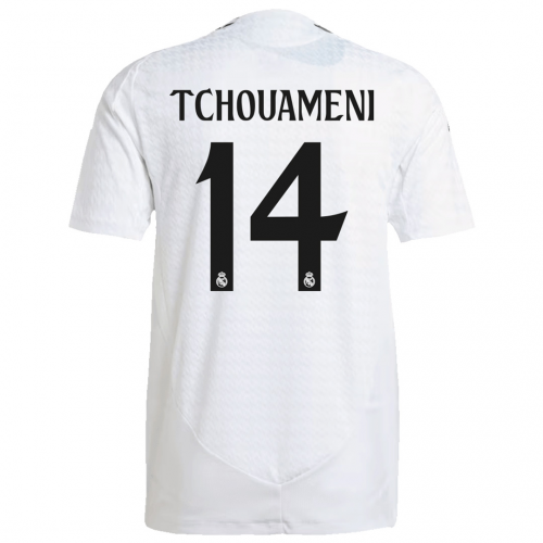 TCHOUAMENI #14 Real Madrid Home Match Jersey 2024/25