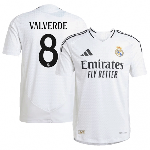 VALVERDE #8 Real Madrid Home Match Jersey 2024/25