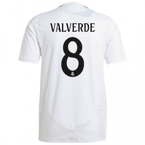 VALVERDE #8 Real Madrid Home Match Jersey 2024/25