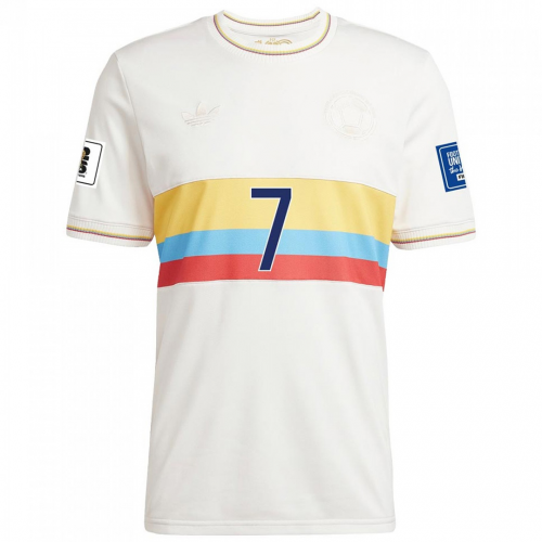 LUIS DIAZ #7 Colombia Centenary Collection Jersey 2024