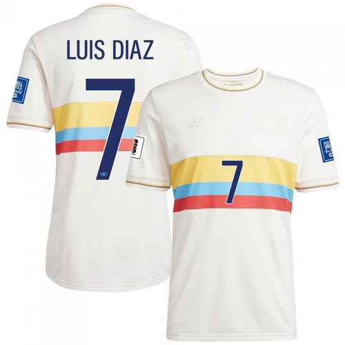 LUIS DIAZ #7 Colombia Centenary Collection Jersey 2024