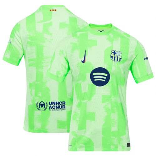 Barcelona Third Spotify Logo Without Text Jersey Player Version 2024/25