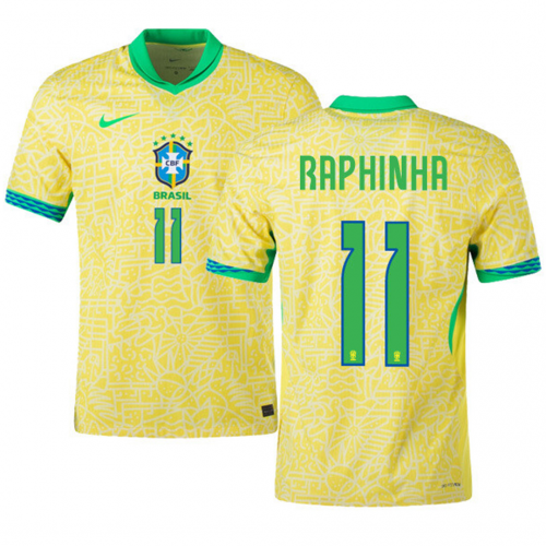 [Super Replica] RAPHINHA #11 Brazil Home Jersey Copa America 2024