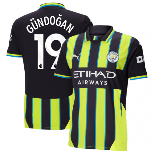 GÜNDOĞAN #19 Manchester City Away Jersey 2024/25