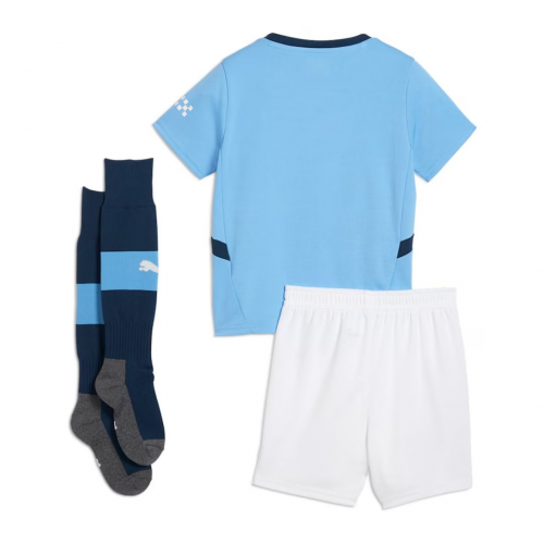 RODRIGO #16 Kids Manchester City Home Full Jersey Kit 2024/25