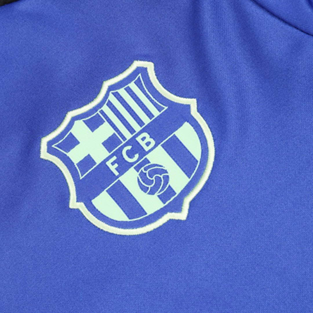 Barcelona Zipper Sweat Kit(Top+Pants) Blue 2024/25