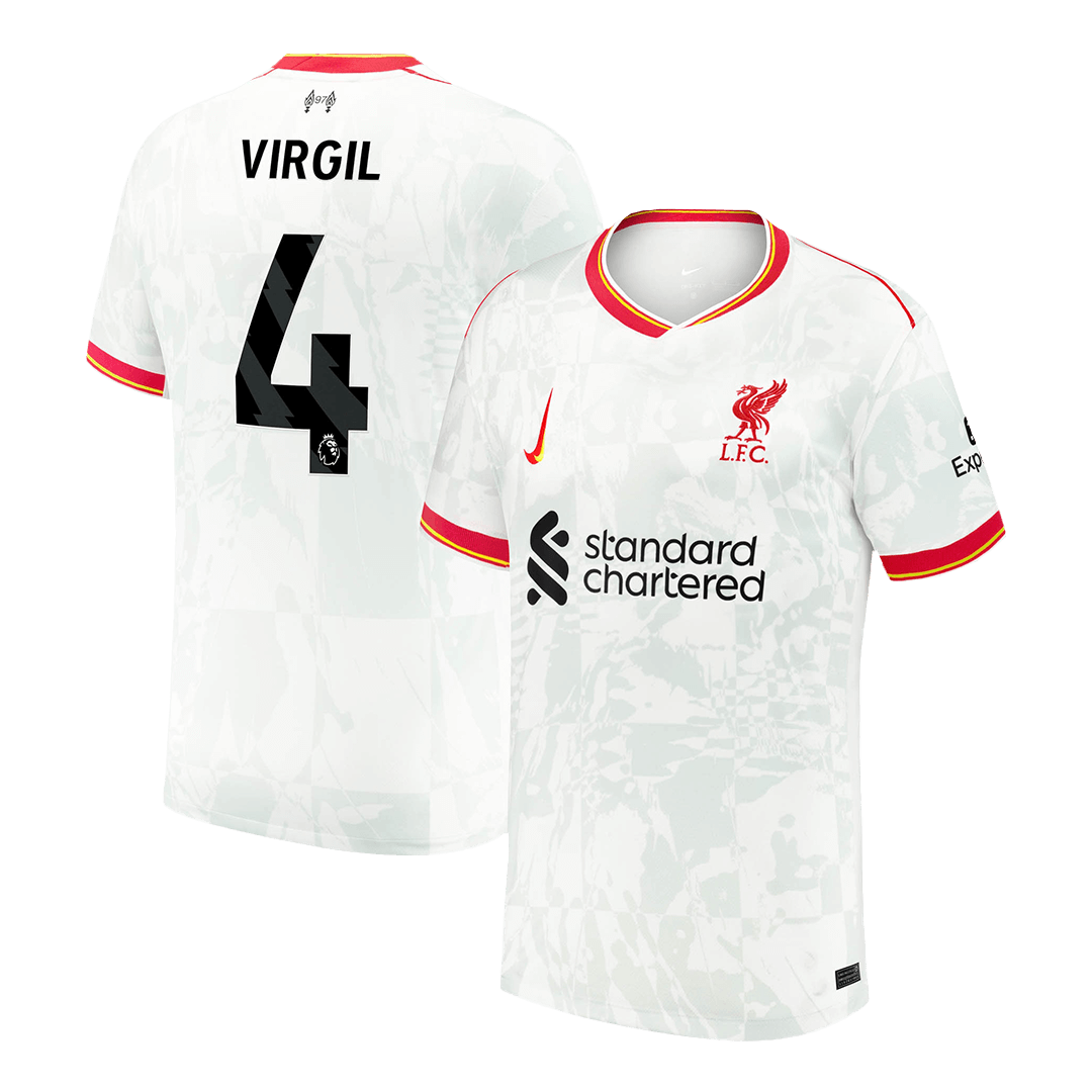 VIRGIL #4 Liverpool Third Jersey 2024/25