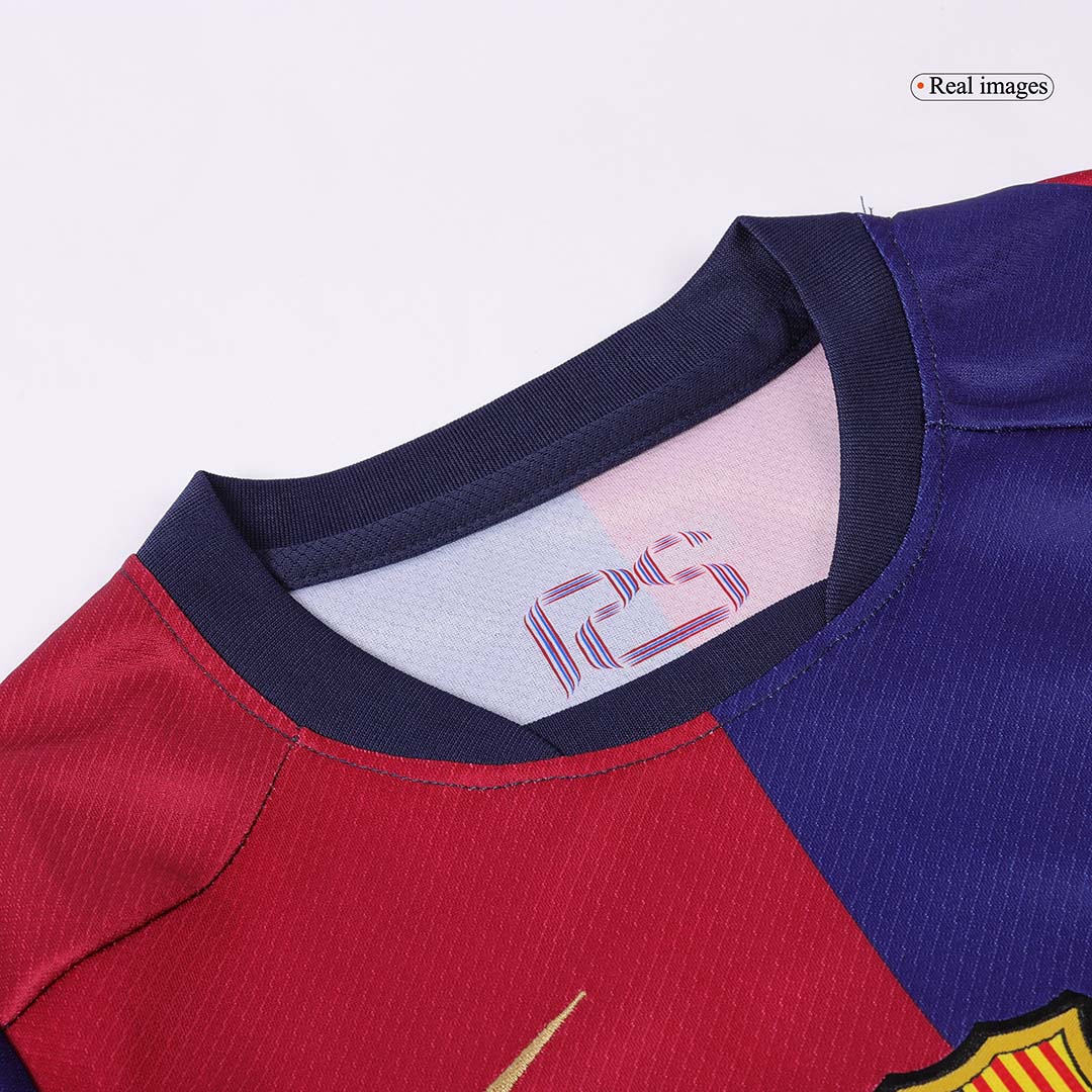 Kids Barcelona x Coldplay Home Jersey Kit 2024/25