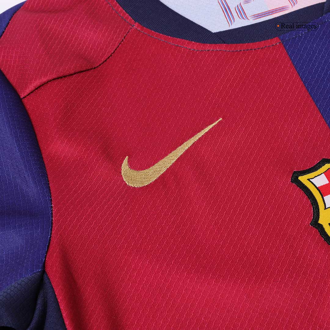 Kids Barcelona x Coldplay Home Jersey Kit 2024/25