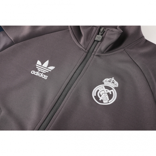 Real Madrid Training Kit (Jacket+Pants) Gray 2024/25